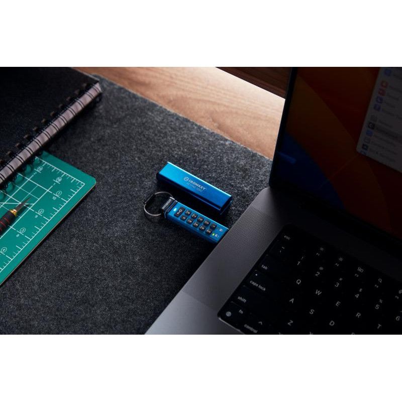 Kingston Technology IronKey Keypad 200C USB-C de 256 Go, FIPS 140-3 niveau 3 AES-256 · Clé USB · Informat Systems Strasbourg (image 8)