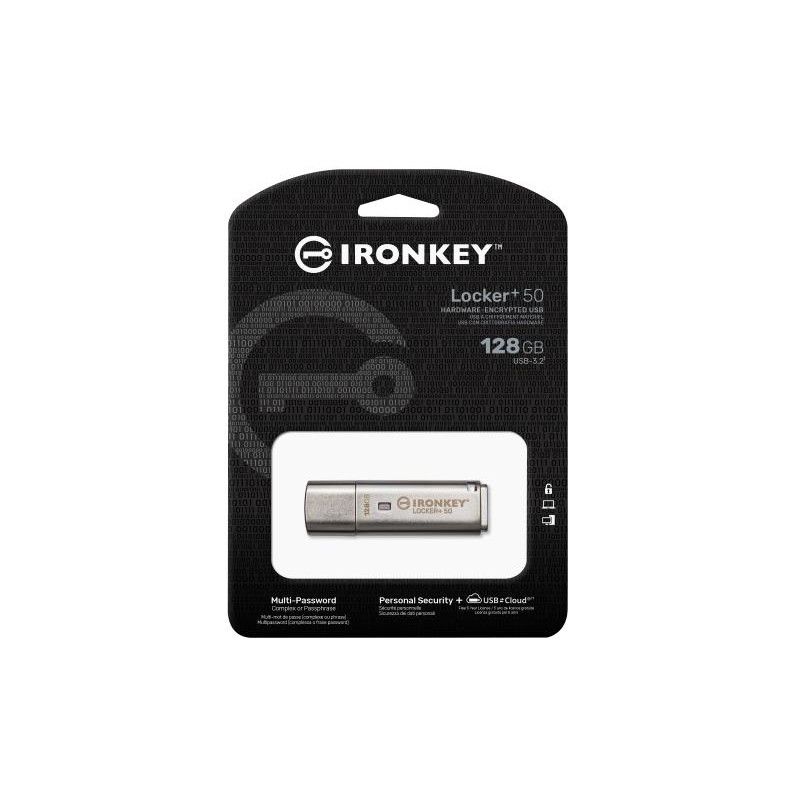 Kingston Technology IronKey 128 Go IKLP50 AES USB, w/256bit Encryption · Clé USB · Informat Systems Strasbourg (image 3)