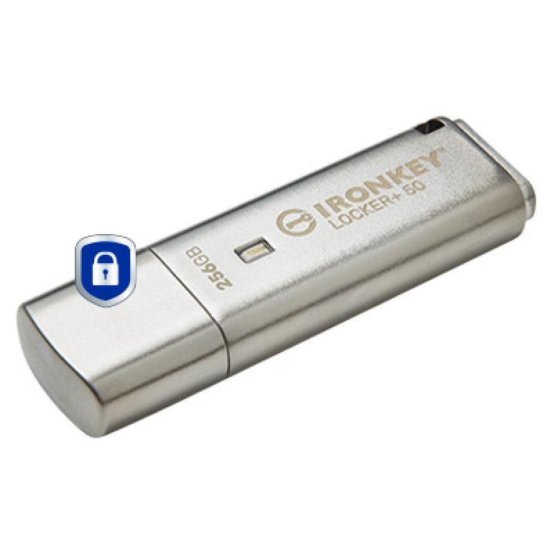 Kingston Technology IronKey 256 Go Locker Plus 50 AES Encryption · Clé USB · Informat Systems Strasbourg (image 2)