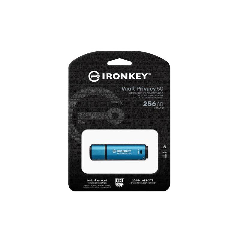 KINGSTON 256GB IronKey Vault Privacy 50 *IKVP50/256GB · Clé USB · Informat Systems Strasbourg (image 3)