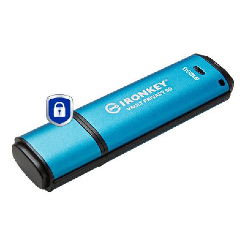 Kingston Technology IronKey 512Go Vault Privacy 50 chiffrée AES-256, FIPS 197 · Clé USB · Informat Systems Strasbourg (image 2)