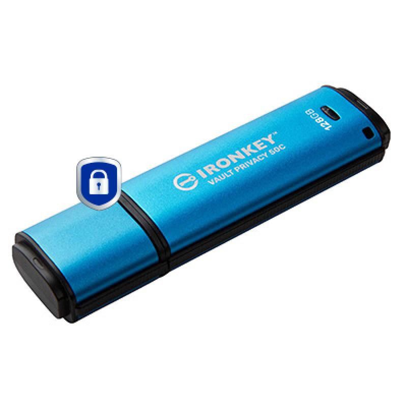 Kingston Technology IronKey 128Go USB-C Vault Privacy 50C chiffrée AES-256, FIPS 197 · Clé USB · Informat Systems Strasbourg (image 2)