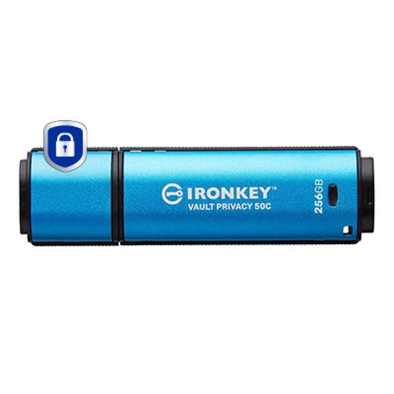Kingston Technology IronKey 256Go USB-C Vault Privacy 50C chiffrée AES-256, FIPS 197 · Clé USB · Informat Systems Strasbourg