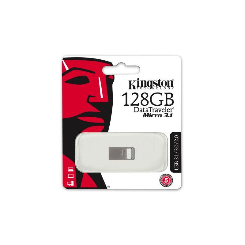 KINGSTON DataTraveler Micro 3.1 DTMC3G2/128GB · Clé USB · Informat Systems Strasbourg (image 2)