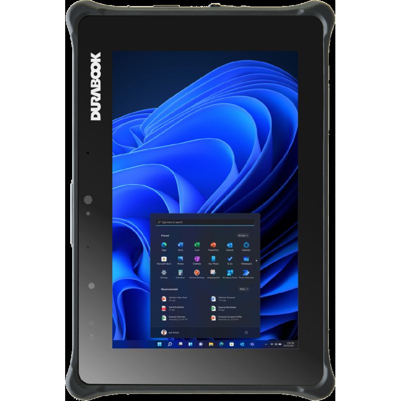 Durabook R8 Intel® Pentium® Gold 128 Go 20,3 cm (8") 8 Go Wi-Fi 6E (802.11ax) Windows 11 Pro Noir · Tablette · Informat Sy... (image 4)