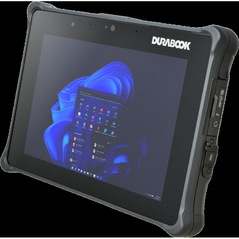 Durabook R8 Intel® Pentium® Gold 128 Go 20,3 cm (8") 8 Go Wi-Fi 6E (802.11ax) Windows 11 Pro Noir · Tablette · Informat Sy... (image 5)