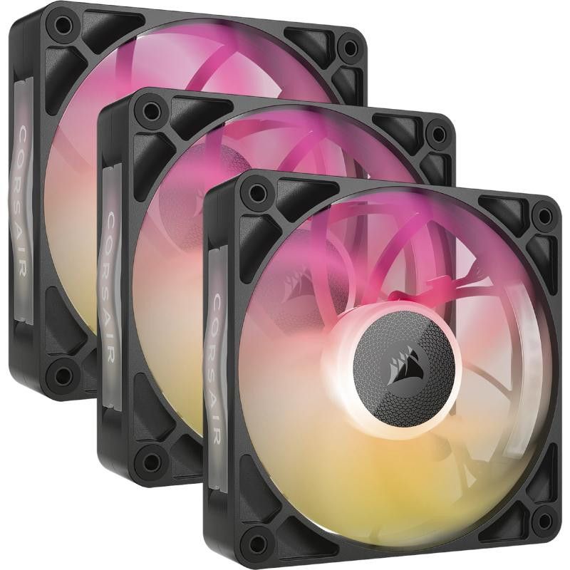 Corsair iCUE LINK RX120 MAX RGB Boitier PC Ventilateur 12 cm Noir 3 pièce(s) · Ventilateur Boitier · Informat Systems Stra...