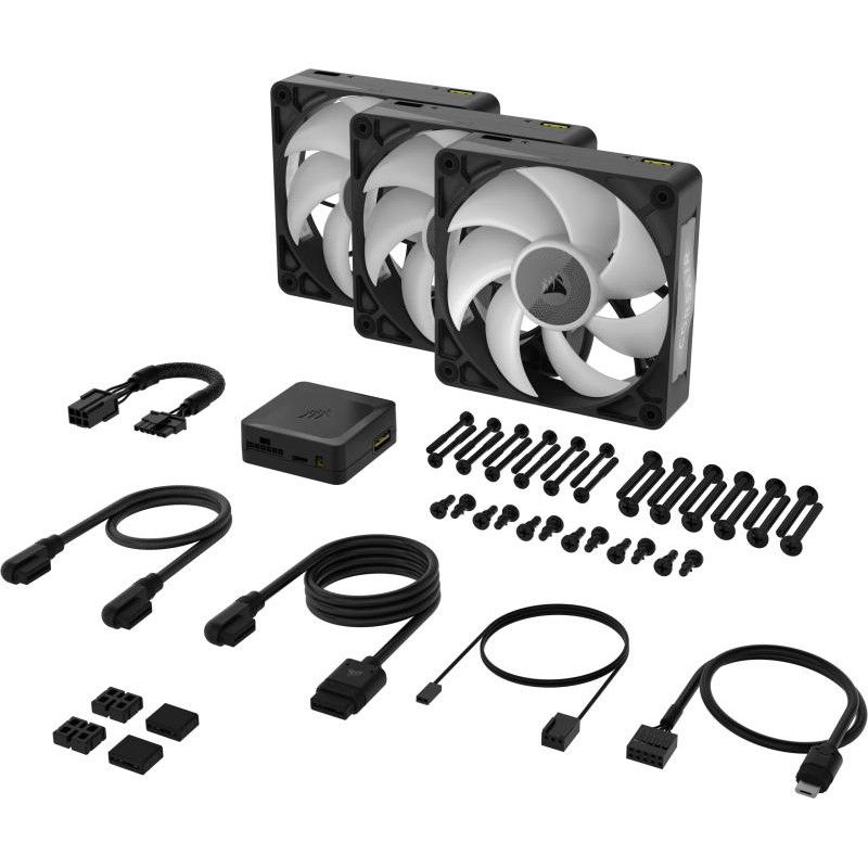 Corsair iCUE LINK RX120 MAX RGB Boitier PC Ventilateur 12 cm Noir 3 pièce(s) · Ventilateur Boitier · Informat Systems Stra... (image 3)