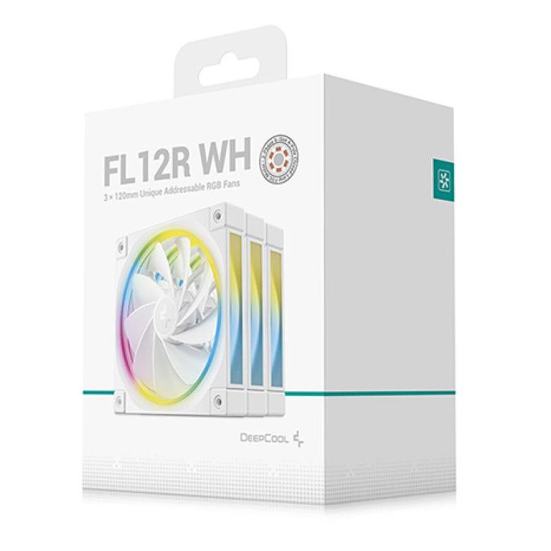 DeepCool FL12R WH-3 IN 1 Boitier PC Ventilateur 12 cm Blanc 3 pièce(s) · Ventilateur Boitier · Informat Systems Strasbourg (image 6)