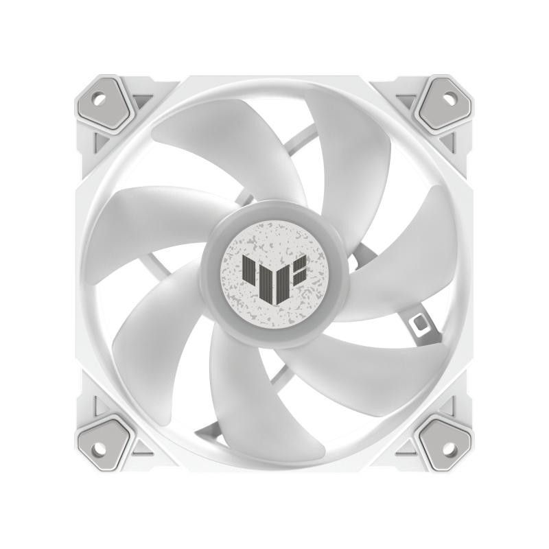 ASUS TUF GAMING TF120 ARGB WHITE EDITION 3IN1 Boitier PC Refroidisseur d'air 12 cm Blanc 3 pièce(s) · Ventilateur Boitier ... (image 8)