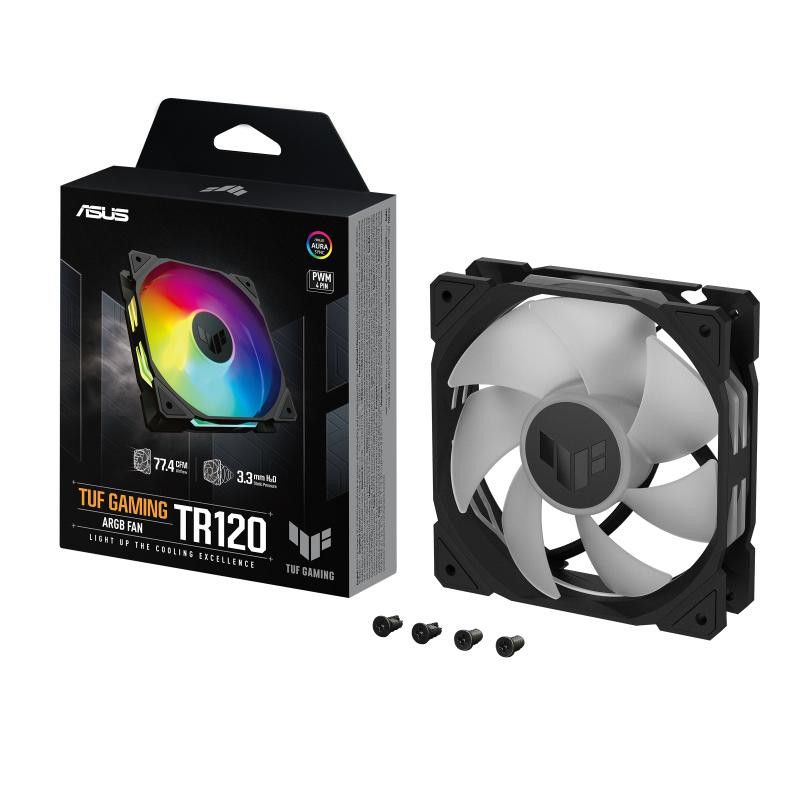 ASUS TUF Gaming TR120 ARGB Fan - Single Pack Boitier PC Ventilateur 12 cm Noir · Ventilateur Boitier · Informat Systems St...