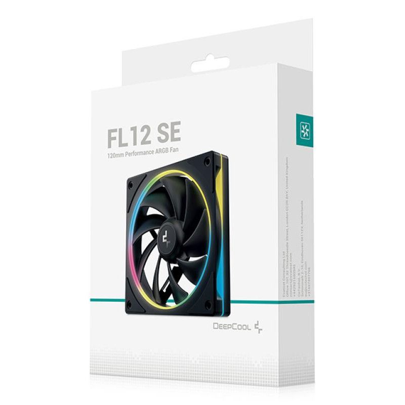 DeepCool FL12 SE Boitier PC Ventilateur 12 cm Noir 1 pièce(s) · Ventilateur Boitier · Informat Systems Strasbourg (image 6)