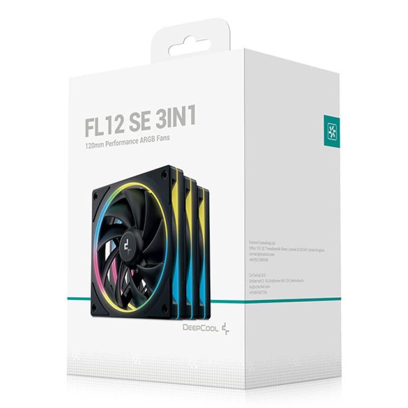 DeepCool FL12 SE 3IN1 Boitier PC Ventilateur 12 cm Blanc 3 pièce(s) · Ventilateur Boitier · Informat Systems Strasbourg (image 7)