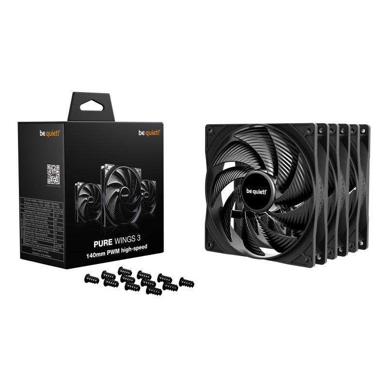 be quiet! Pure Wings 3 140 mm | Ventilateur PC silencieux high-speed | Pack de 3 · Ventilateur Boitier · Informat Systems ... (image 3)
