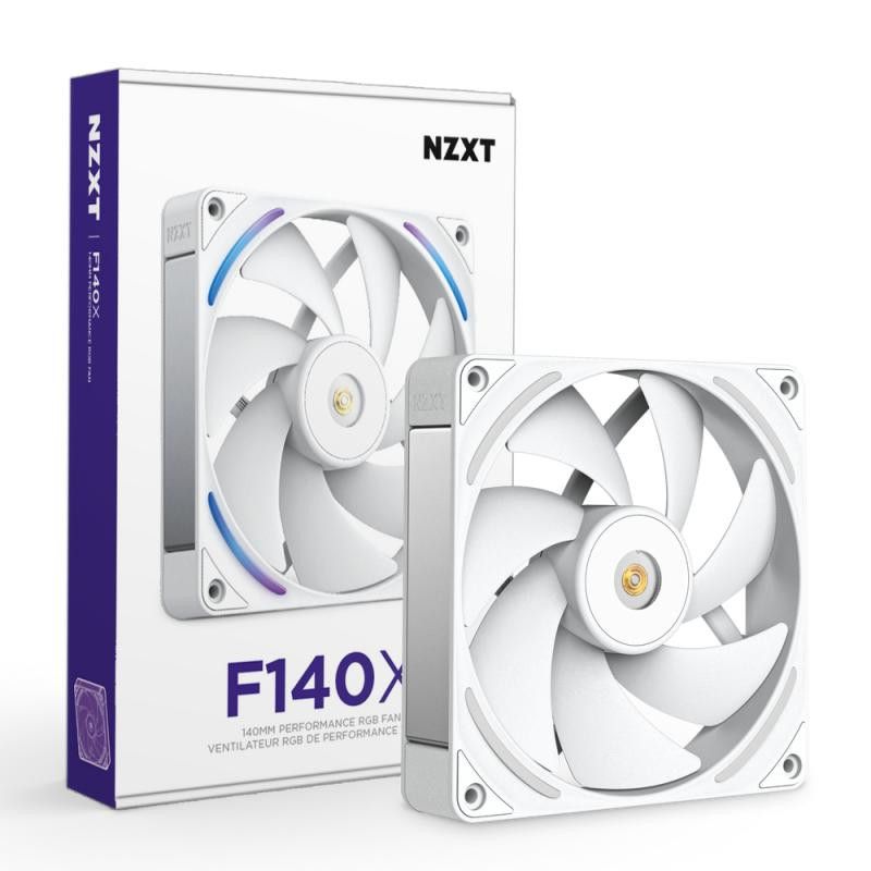 NZXT F140X Boitier PC Ventilateur 14 cm Blanc 1 pièce(s) · Ventilateur Boitier · Informat Systems Strasbourg (image 2)