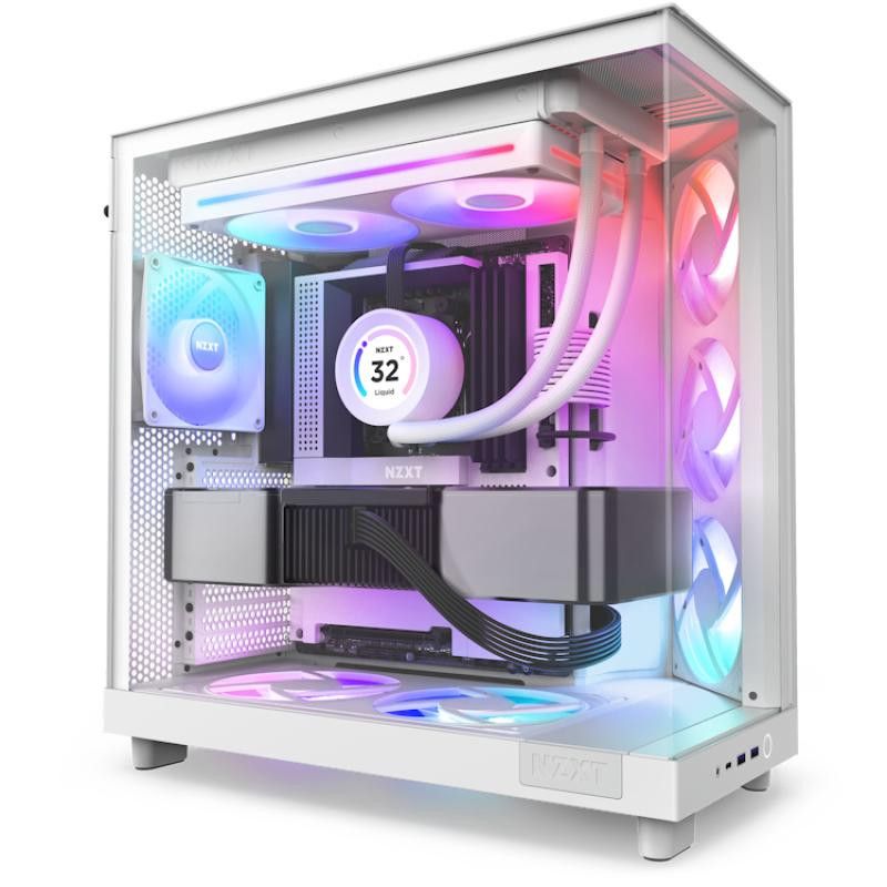 NZXT RF-U28HF-W1 système de refroidissement d?ordinateur Boitier PC Ventilateur Blanc 1 pièce(s) · Ventilateur Boitier · I... (image 5)