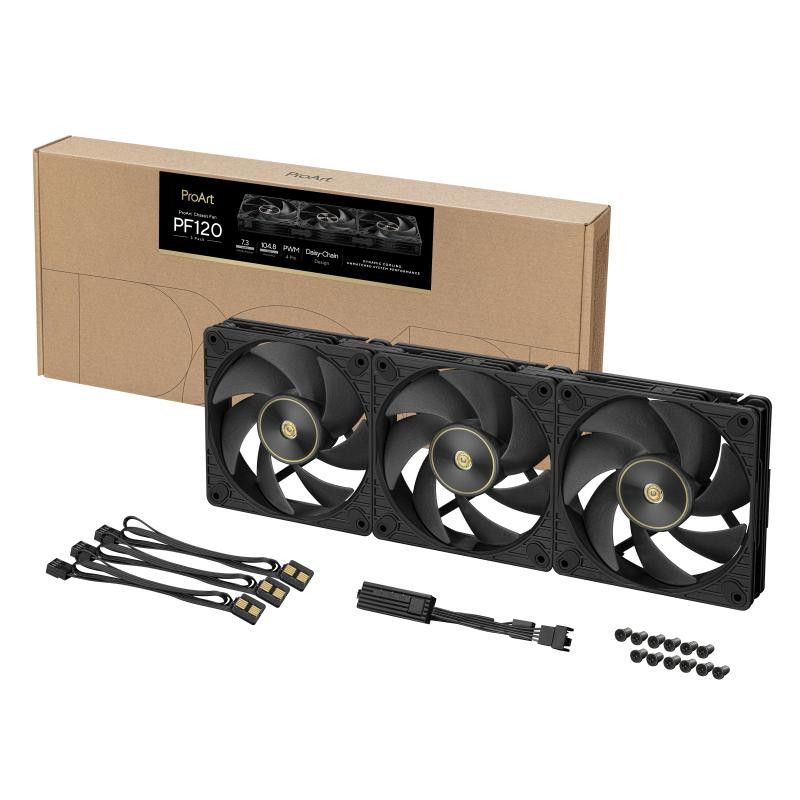 ASUS ProArt PF120 Fan PWM Black 3in1 Boitier PC Ventilateur 12 cm Noir 3 pièce(s) · Ventilateur Boitier · Informat Systems... (image 19)