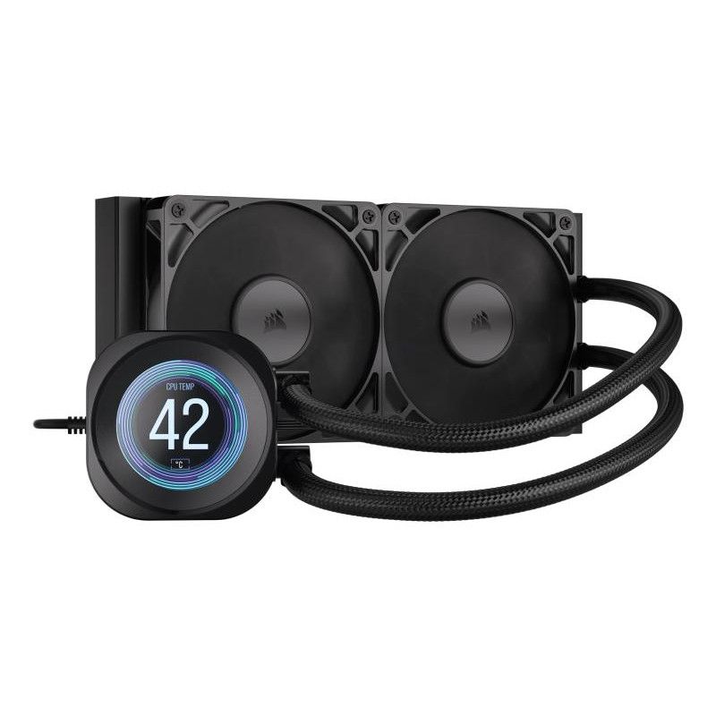 Corsair Nautilus 240 RS LCD Processeur Refroidisseur de liquide tout-en-un 12 cm Noir 1 pièce(s) · Watercooling · Informat... (image 2)