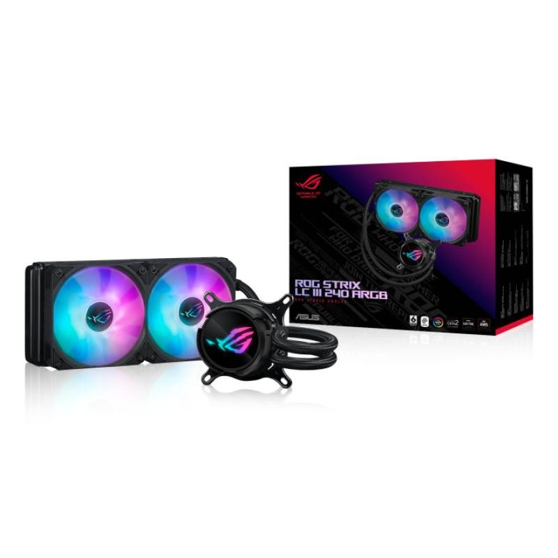 ASUS ROG Strix LC III 240 ARGB Processeur Kit de refroidissement du liquide 12 cm Noir · Watercooling · Informat Systems S... (image 7)