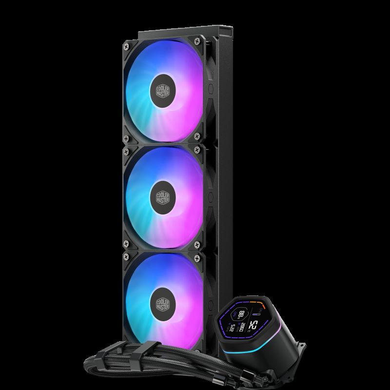 Cooler Master MasterLiquid Core Nex Digital Processeur Kit de refroidissement du liquide 12 cm Noir 1 pièce(s) · Watercool...