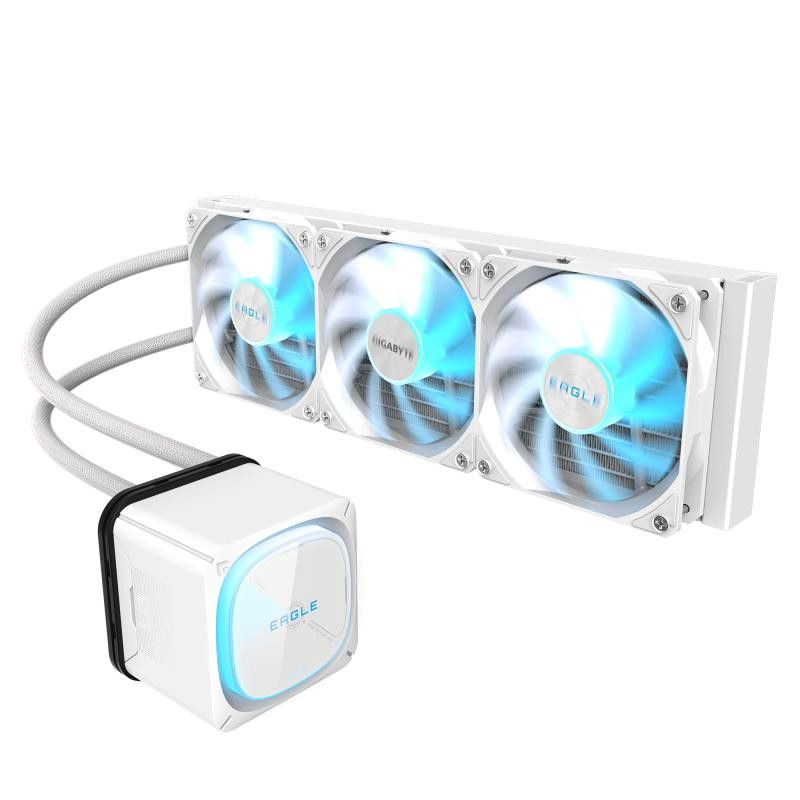 GIGABYTE EAGLE 360 ICE Système de Refroidissement Liquide pour CPU - 3x120mm Ventilateurs ARGB, écran LCD couleur, DAISY-C... (image 2)