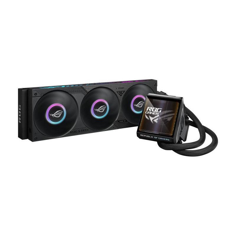 ASUS ROG Strix LC IV 360 ARGB LCD Processeur Kit de refroidissement du liquide 12 cm Noir · Watercooling · Informat System... (image 2)