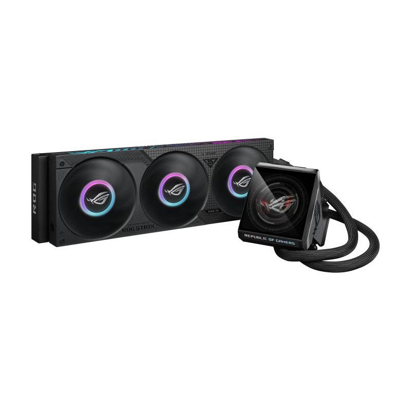 ASUS ROG Strix LC IV 360 ARGB LCD Processeur Kit de refroidissement du liquide 12 cm Noir · Watercooling · Informat System... (image 3)