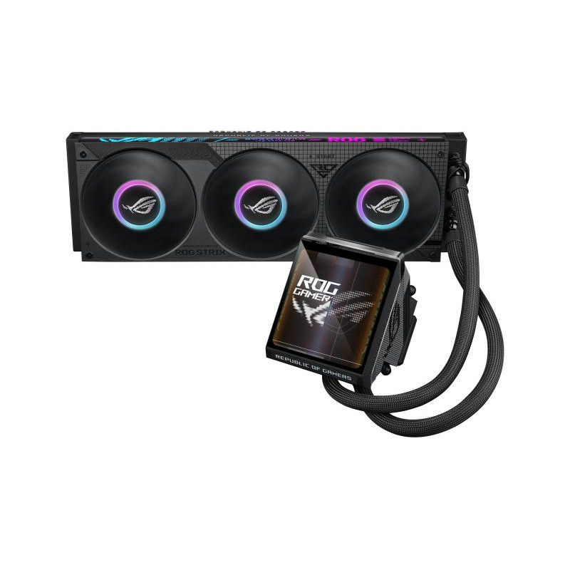 ASUS ROG Strix LC IV 360 ARGB LCD Processeur Kit de refroidissement du liquide 12 cm Noir · Watercooling · Informat System... (image 4)