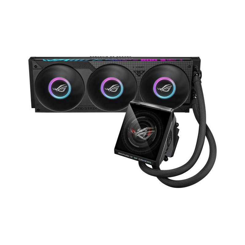 ASUS ROG Strix LC IV 360 ARGB LCD Processeur Kit de refroidissement du liquide 12 cm Noir · Watercooling · Informat System... (image 5)