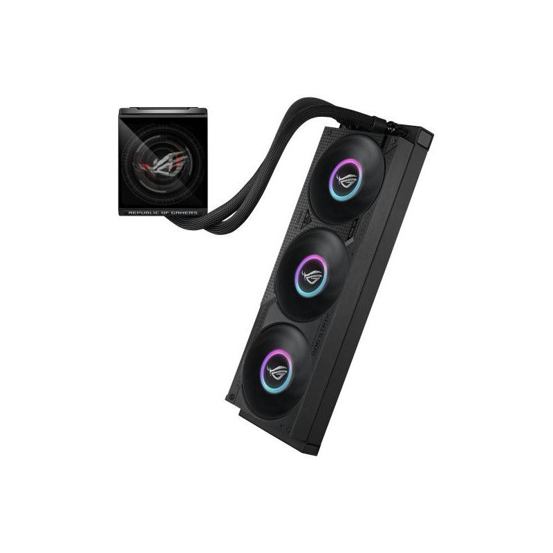 ASUS ROG Strix LC IV 360 ARGB LCD Processeur Kit de refroidissement du liquide 12 cm Noir · Watercooling · Informat System... (image 7)