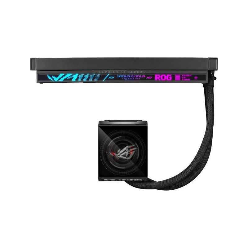 ASUS ROG Strix LC IV 360 ARGB LCD Processeur Kit de refroidissement du liquide 12 cm Noir · Watercooling · Informat System... (image 8)