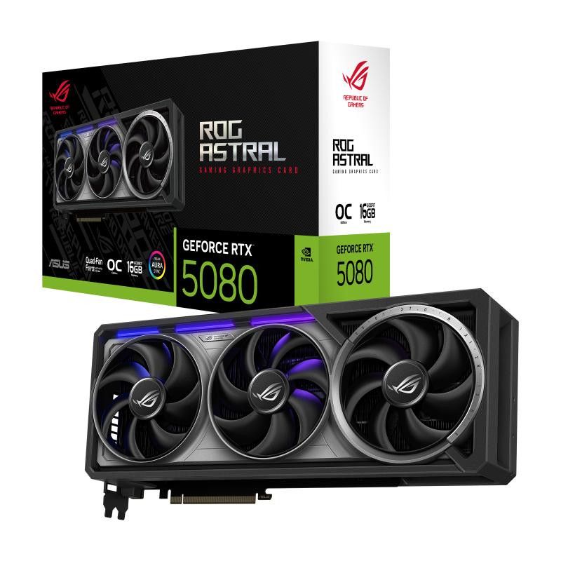 ASUS ROG Astral - -RTX5080-O16G-GAMING NVIDIA GeForce RTX 5080 16 Go GDDR7 · Cartes graphiques · Informat Systems Strasbourg (image 13)