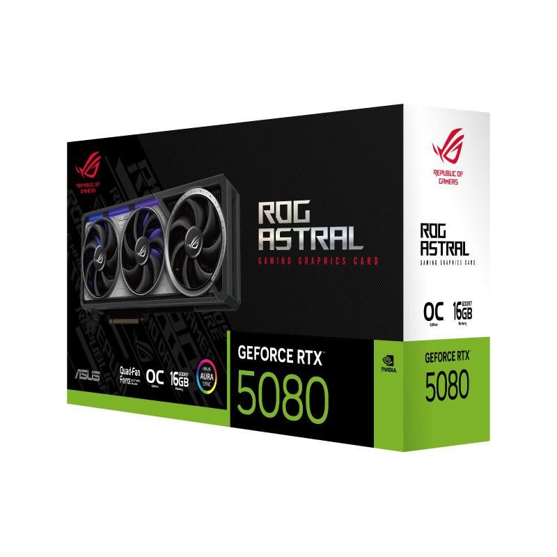 ASUS ROG Astral - -RTX5080-O16G-GAMING NVIDIA GeForce RTX 5080 16 Go GDDR7 · Cartes graphiques · Informat Systems Strasbourg (image 14)