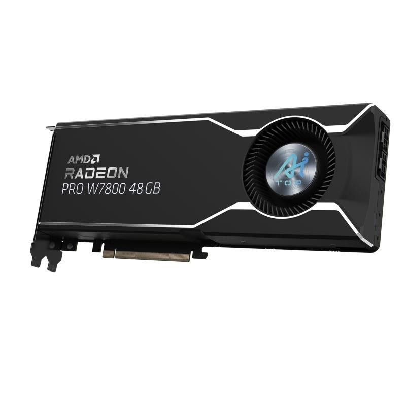 GIGABYTE Radeon PRO W7800 AI TOP 48G Carte Graphique - 48 Go GDDR6, 384 bits, PCI-E 4.0, 3 x DP 2.1, W7800 AI TOP 48G · Ca... (image 3)