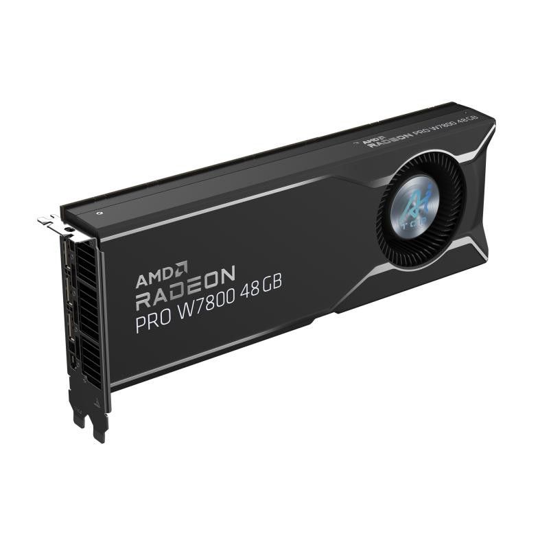 GIGABYTE Radeon PRO W7800 AI TOP 48G Carte Graphique - 48 Go GDDR6, 384 bits, PCI-E 4.0, 3 x DP 2.1, W7800 AI TOP 48G · Ca... (image 4)