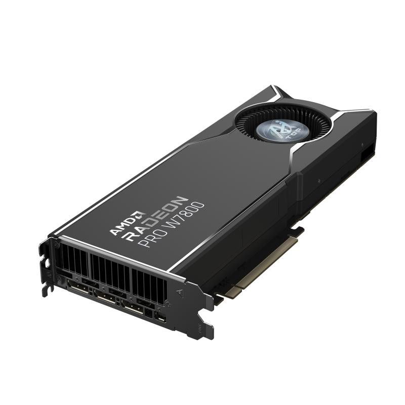 GIGABYTE Radeon PRO W7800 AI TOP 32G Carte Graphique - 32 Go GDDR6, 256 bits, PCI-E 4.0, 3 x DisplayPort 2.1, W7800 AI TOP... (image 2)