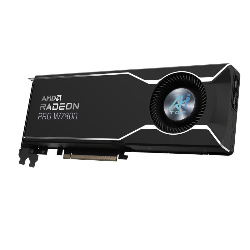 GIGABYTE Radeon PRO W7800 AI TOP 32G Carte Graphique - 32 Go GDDR6, 256 bits, PCI-E 4.0, 3 x DisplayPort 2.1, W7800 AI TOP... (image 4)