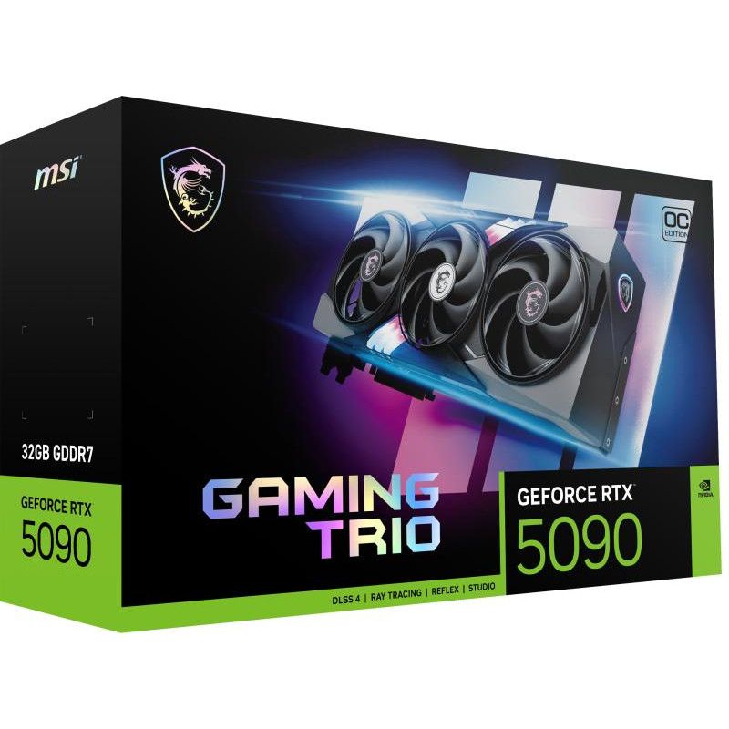 MSI GAMING GeForce RTX5090 TRIO OC 32GB NVIDIA GeForce RTX 5090 32 Go GDDR7 · Cartes graphiques · Informat Systems Strasbourg (image 2)