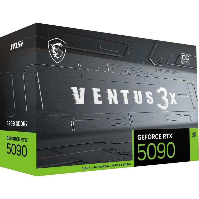 MSI VENTUS GEFORCE RTX 5090 32G 3X OC carte graphique NVIDIA 32 Go GDDR7 · Cartes graphiques · Informat Systems Strasbourg (image 2)