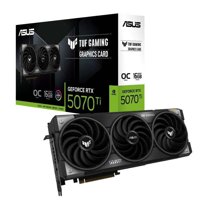 ASUS TUF Gaming TUF-RTX5070TI-O16G-GAMING NVIDIA GeForce RTX 5070 Ti 16 Go GDDR7 · Cartes graphiques · Informat Systems St... (image 11)