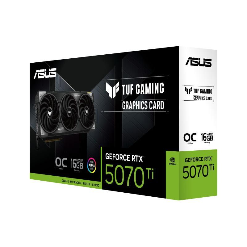 ASUS TUF Gaming TUF-RTX5070TI-O16G-GAMING NVIDIA GeForce RTX 5070 Ti 16 Go GDDR7 · Cartes graphiques · Informat Systems St... (image 12)
