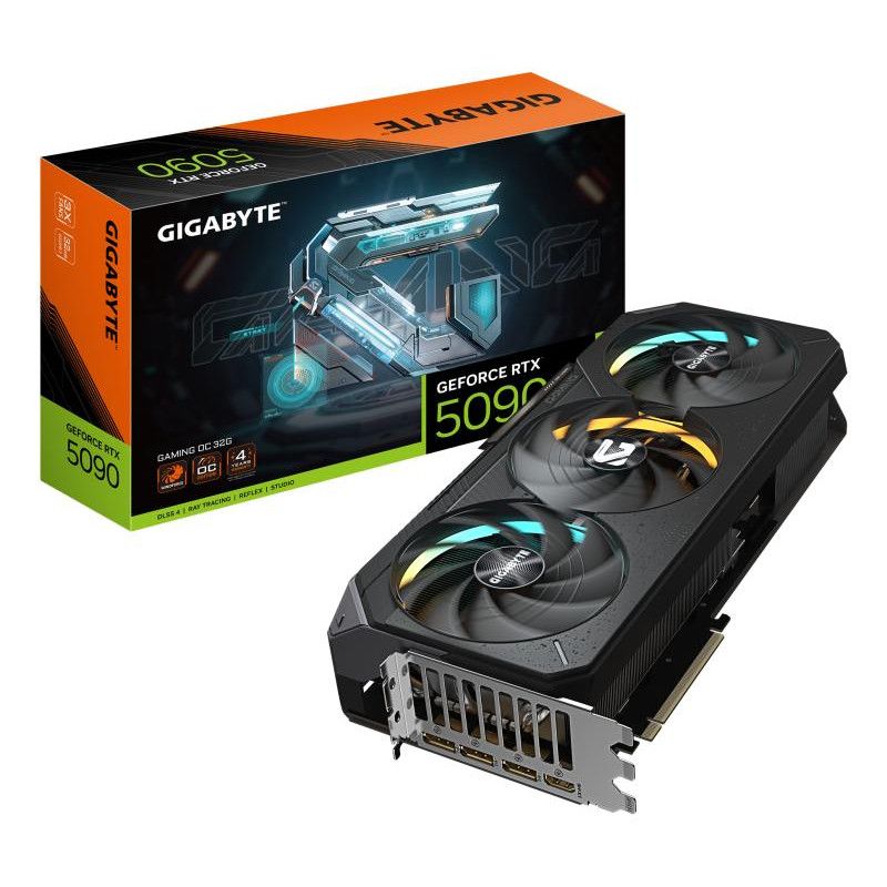 GIGABYTE GeForce RTX 5090 GAMING OC 32G Carte Graphique - 32 Go GDDR7, 512 bits, PCI-E 5.0, 2550MHz Core Clock, 3 x DP 2.1...
