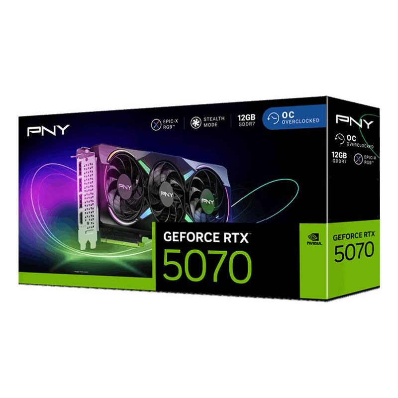 PNY GeForce RTX 5070 12GB ARGB Overclocked Triple Fan · Cartes graphiques · Informat Systems Strasbourg (image 9)