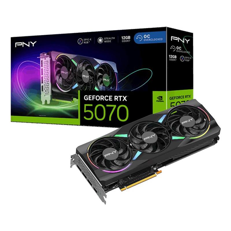PNY GeForce RTX 5070 12GB ARGB Overclocked Triple Fan · Cartes graphiques · Informat Systems Strasbourg (image 10)