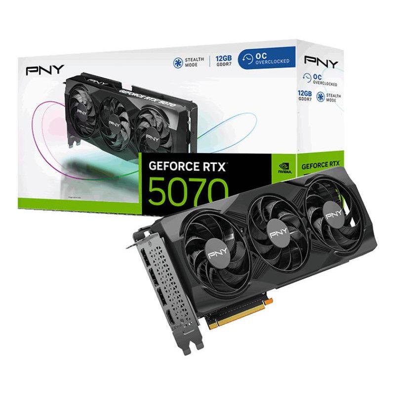 PNY GeForce RTX 5070 OC NVIDIA 12 Go GDDR7 · Cartes graphiques · Informat Systems Strasbourg (image 9)
