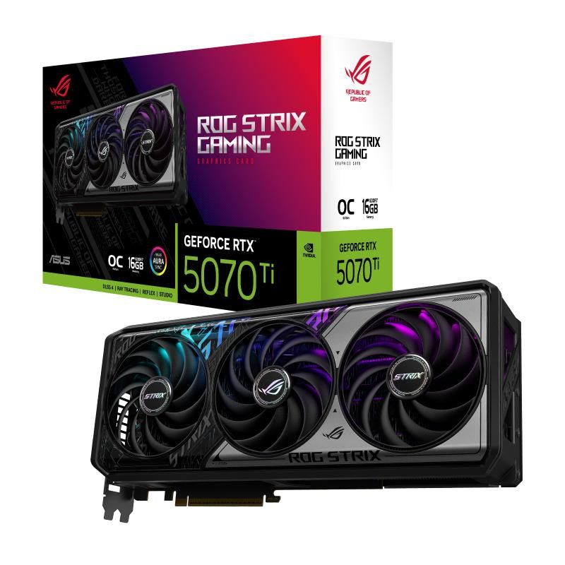 ASUS ROG -STRIX-RTX5070TI-O16G-GAMING NVIDIA GeForce RTX 5070 Ti 16 Go GDDR7 · Cartes graphiques · Informat Systems Strasb... (image 11)