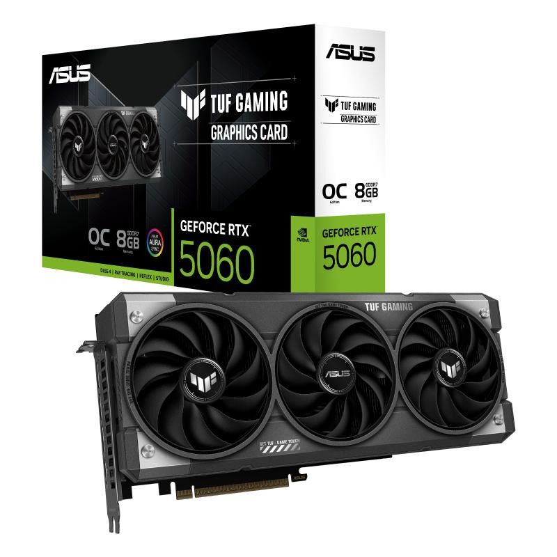 ASUS TUF Gaming TUF-RTX5060-O8G-GAMING NVIDIA GeForce RTX 5060 8 Go GDDR7 · Cartes graphiques · Informat Systems Strasbourg (image 10)