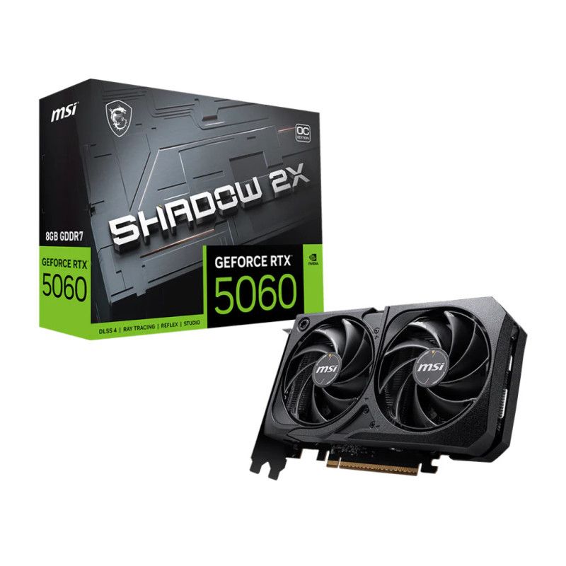 MSI RTX 5060 8G SHADOW 2X OC · Cartes graphiques · Informat Systems Strasbourg