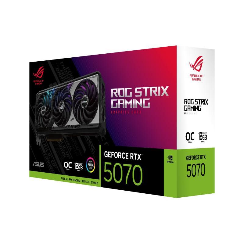 ASUS ROG -STRIX-RTX5070-O12G-GAMING NVIDIA GeForce RTX 5070 12 Go GDDR7 · Cartes graphiques · Informat Systems Strasbourg (image 10)
