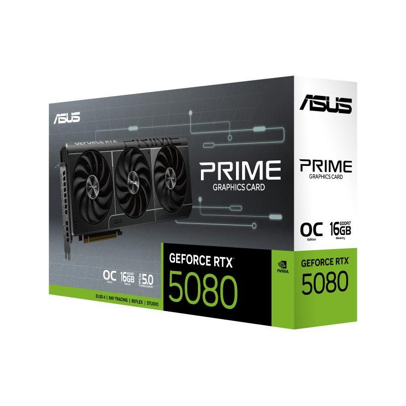 ASUS Prime -RTX5080-O16G-EVO NVIDIA GeForce RTX 5080 16 Go GDDR7 · Cartes graphiques · Informat Systems Strasbourg (image 13)